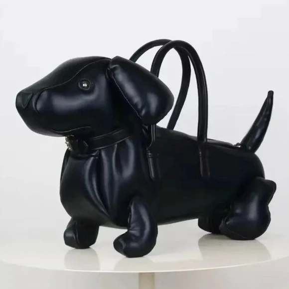 Black Dog-Shaped handbag - Picture 2 of 5